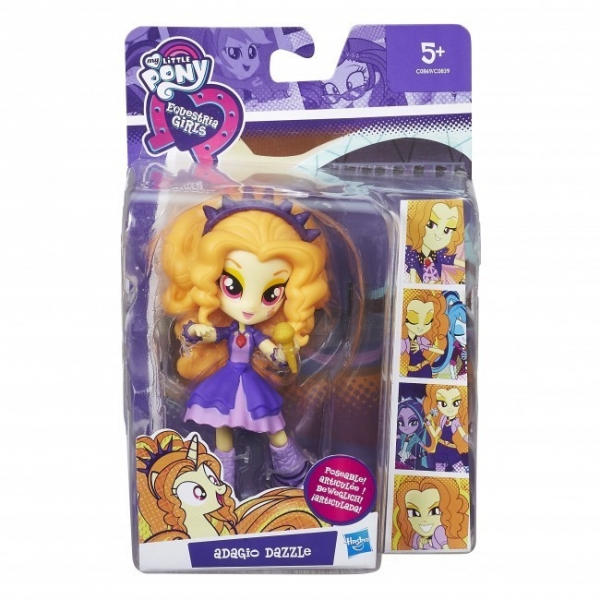 My Little Pony EG Mini Lalka podstawowa, Adagio Dazzle (C0839/C0869)