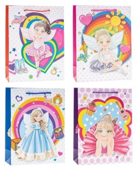 Torebka dziecięce Pop-Up 3D 26x32x10cm mix ROZETTE