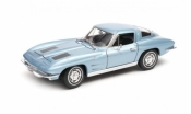 Model kolekcjonerski 1963 Chevrolet Corvette niebieski (24073-1)