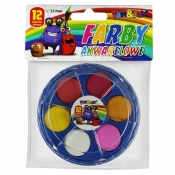 Farby akwarelowe Fun&Joy, 12 kolorów (337849)