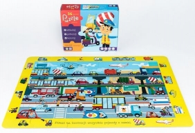 Puzzle Pojazdy 36 elementów