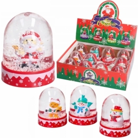 Kula śnieżna świąteczna platikowa MIX