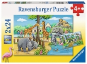 Puzzle 2x24 elementy - Witamy w Zoo (078066)