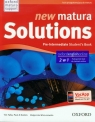New Matura Solutions Pre-Intermediate Student's Book 2w1 + Get ready for Matura Falla Tim Davies, Paul A. Wieru