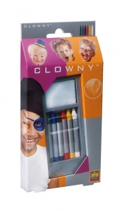 Kredki do malowania twarzy Clowny 6 kolorów