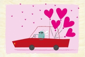 Karnet - Milość, różowa taksówka