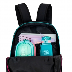 Head, Plecak Black - Pink/Mint, AB200