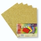 Pianka brokatowa A4 Eva złota biodegradowalna 5szt