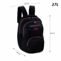 Head, Plecak Black - Pink/Mint, AB200