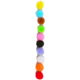 Pompony dekoracyjne, 380 szt. - mix kolorów (340950)