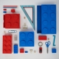 LEGO, Szufladka na biurko klocek Brick 4 - Czerwona (40201730)