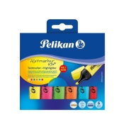 Zakreślacze Pelikan 490, 6 kolorów (814065)
