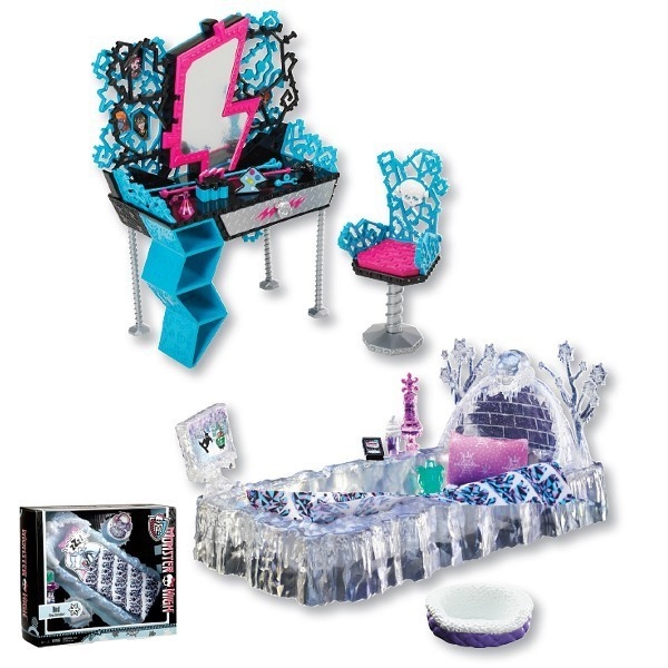 MONSTER HIGH Akcesoria Łóżko lub Toaletk