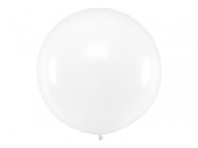 Balon okrągły Pastel Clear 1m