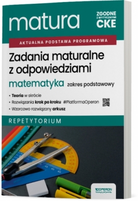 Zadania maturalne z odpowiedziami Matura 2027 Matematyka Zakres podstawowy Repetytorium - Adam Konstantynowicz, Małgorzata Pająk