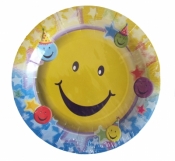 Talerze papierowe średnie buźka 18cm (8szt)