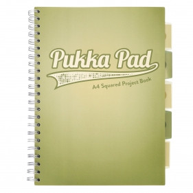 Kołozeszyt Pukka Pad Project Book A4/100k - Olive Green