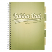 Kołozeszyt Pukka Pad Project Book A4/100k - Olive Green