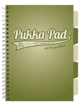 Kołozeszyt Pukka Pad Project Book A4 - Olive Green