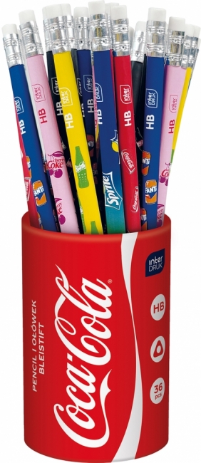 Ołówek z gumką Coca-Cola, 1 szt