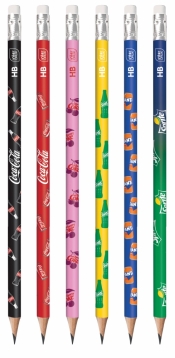 Ołówek z gumką Coca-Cola, 1 szt