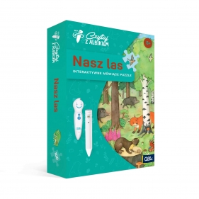 Czytaj z Albikiem. Nasz las. Interaktywne mówiące puzzle (31937)