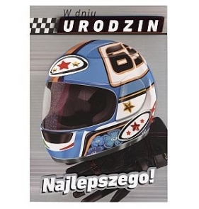 Karnet W dniu Urodzin Najlepszego! kask DK-238 - DK-238