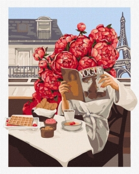 Malowanie po numerach - Kwitnący Paryż 40x50cm