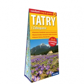 Tatry i Zakopane laminowany map&guide 2w1 przewodnik i mapa - praca zbiorowa