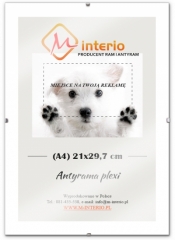 Antyrama plexi 21 x 29,7 cm