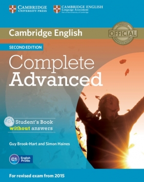 Complete Advanced Student's Book without answers z płytą CD - Brook-Hart Guy, Haines Simon