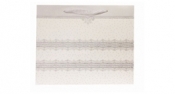 Torebka Lux z brokatem biała mini 14,5x11x6 (horyzont) - ROZETTE
