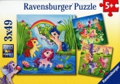 Puzzle Kucyki w krainie czarów 3x49 (093069)
