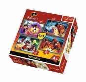 Puzzle Niesamowita rodzinka 4w1 (34306)