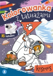 Kolorowanka z tatuażami. Kosmos