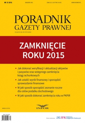 Zamknięcie roku 2015