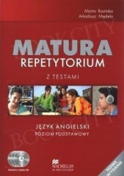 Matura Repetytorium z testami Język angielski Poziom podstawowy + CD - Mędela Arkadiusz, Rosińska Marta