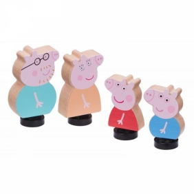 Świnka Peppa: Drewniane figurki 4-pack (07207)