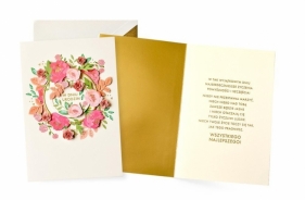 Karnet Urodziny kwiaty