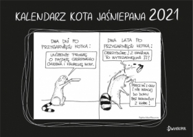 Kalendarz Kota Jaśniepana 2021 ścienny - Gałęzia Magdalena