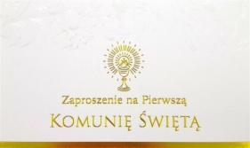 Zaproszenie Komunia ZP-11 (10szt.)