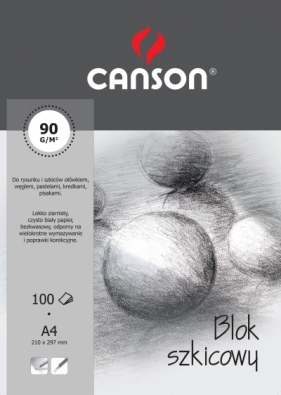 Blok szkicowy A4 - 100k