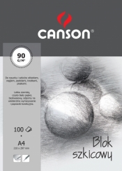Canson, blok szkicowy A4, 100k., 90 g (6666-140)