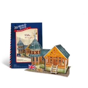 Puzzle 3D: Domki świata - Wielka Brytania, Villa (306-23107)