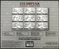 Łamigłówki metalowe 9 sztuk Steampunk zestaw szary (108225)