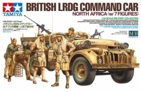 Model plastikowy Brytyjski pojazd dowodzenia LRDG w Afryce Północnej 1/35 + 7 figurek (32407)
