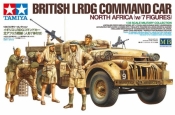 Model plastikowy Brytyjski pojazd dowodzenia LRDG w Afryce Północnej 1/35 + 7 figurek (32407)