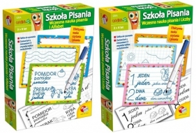 Karotka Szkoła pisania Wczesna nauka pisania i Liczby + Alfabet