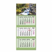 Kalendarz 2026 trójdzielny LUX gł. wypukła Woda