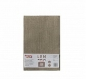 Len dekoracyjny natural.20x30 cm.Happy Color 7530 2030-10